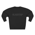 Blacktop Crewneck Sweatshirt — Bold Logo Streetwear Pullover