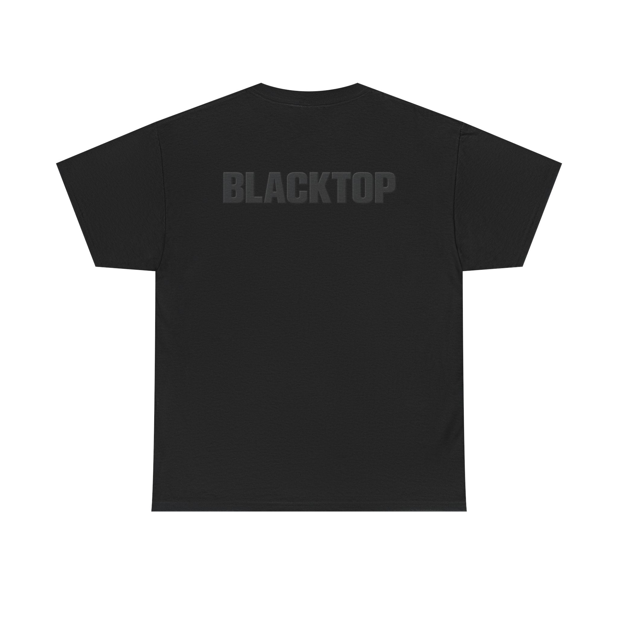 Blacktop Minimalist Logo Tee — Subtle Back Print Streetwear T-Shirt