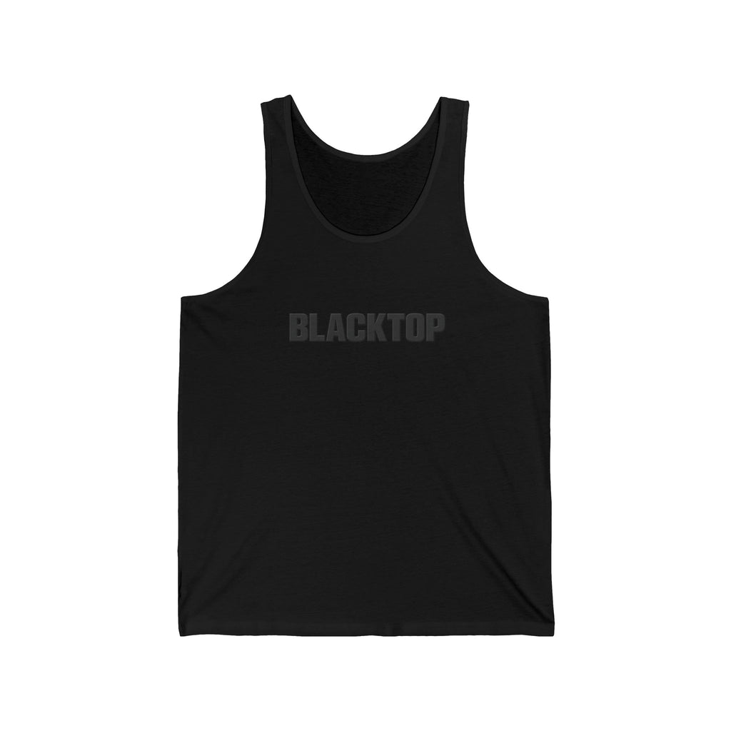 BLACKTOP — Minimal Graphic Tank - subtle streetwear Logo Muscle Tank