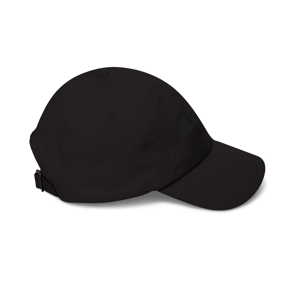 Blacktop Cap - Subtle 'Blackout' Black Embroidered Baseball Hat